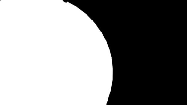 Limpo Hi-Tech esfera grande elemento fosco — Vídeo de Stock