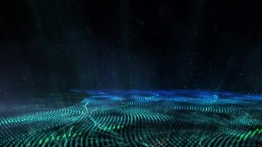 Cyan Blue Energy Stage Animate In Lite