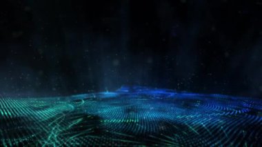 Cyan Blue Energy Stage Animate In Lite