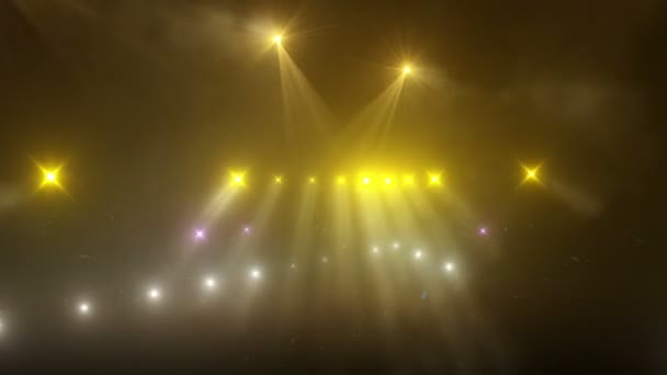 Concert lichten glitter — Stockvideo