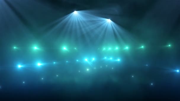 Třpytit se na koncertních světlech — Stock video