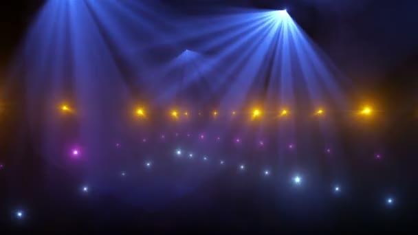 Konsert belysning glitter — Stockvideo