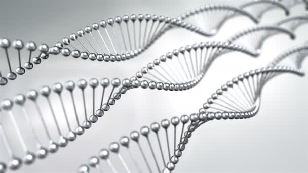 DNA Metálico — Vídeo de Stock