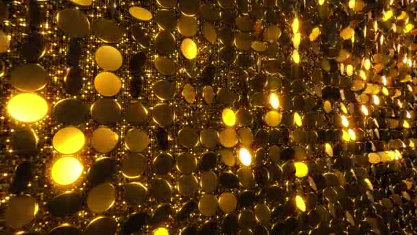 Eleganti particelle d'oro — Video Stock