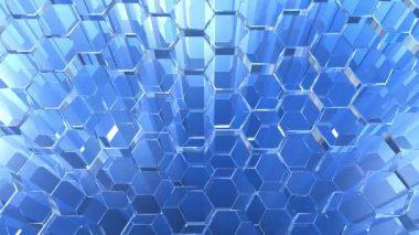 Glass Hexagons Surface