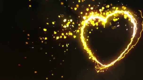 Частичное сердце — стоковое видео
