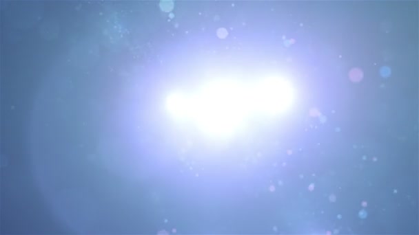 Iluminación suave Azul sin viento — Vídeo de stock