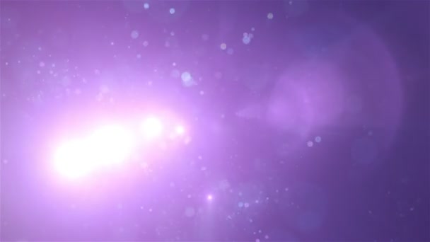Iluminación suave púrpura sin viento — Vídeo de stock