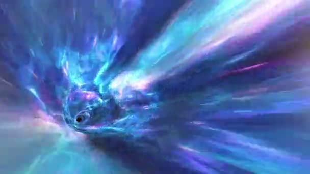 Ультра швидкість польоту Всесвіту — стокове відео