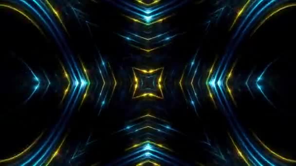 VJ neon lichten HD — Stockvideo