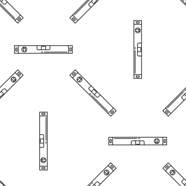 Yapı düzeyi beyaz arka plan üzerinde sorunsuz desen izole. apartman yenileme ve onarım araçları teması üzerinde llustration.