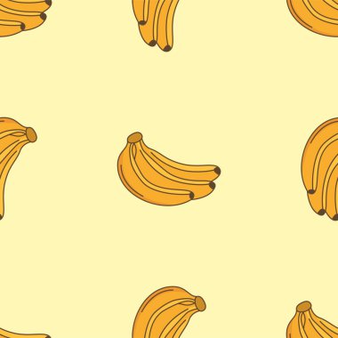 Meyve ler dikişsiz desen. Sevimli vektör deseni. Renkli arka planda yalıtılmış