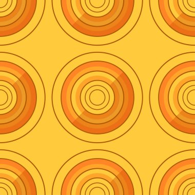 Kusursuz desen. Gölge etkisi ile modern düz simgeler vektör koleksiyonu. Renkli arka planda izole edilmiştir. Yaz dokusu. Şişme daire