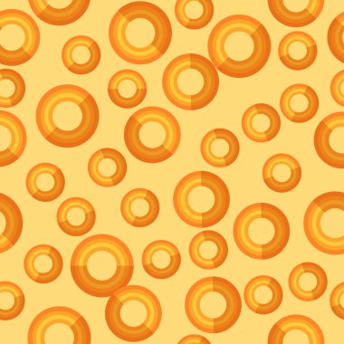 Kusursuz desen. Gölge etkisi ile modern düz simgeler vektör koleksiyonu. Renkli arka planda izole edilmiştir. Yaz dokusu. Şişme daire