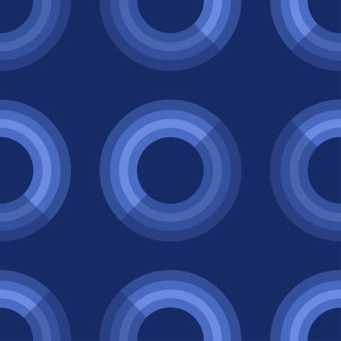 Kusursuz desen. Gölge etkisi ile modern düz simgeler vektör koleksiyonu. Renkli arka planda izole edilmiştir. Yaz dokusu. Şişme daire