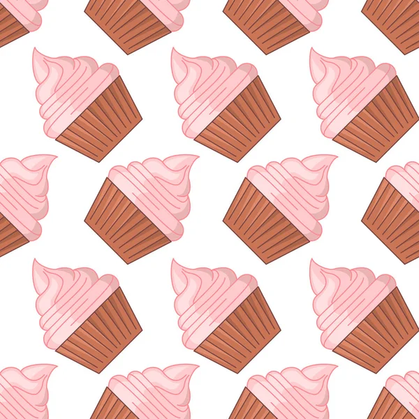 Dikişsiz desen simgeleri. Fırın dokusu. Renkli simge. Beyaz arka plan üzerinde izole trendy düz tarzı. Vektör çizimi.