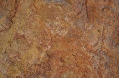 Kahverengi taş duvar, arkaplan, doku.