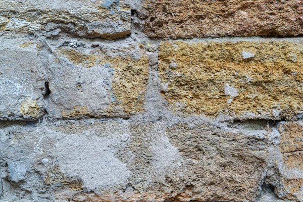 Die Textur Der Alten Betonmauer Rohputz Wand Hintergrund Die Wand — Stockfoto