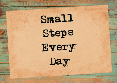 Küçük adımlar her gün