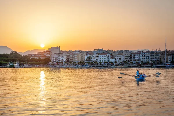 Cambrils Yellow Summer Sunset — Stock Photo, Image