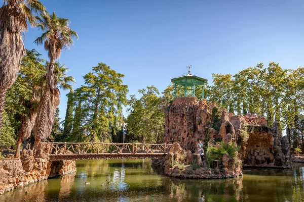 Parc Cambrils Avec Lac — Photo