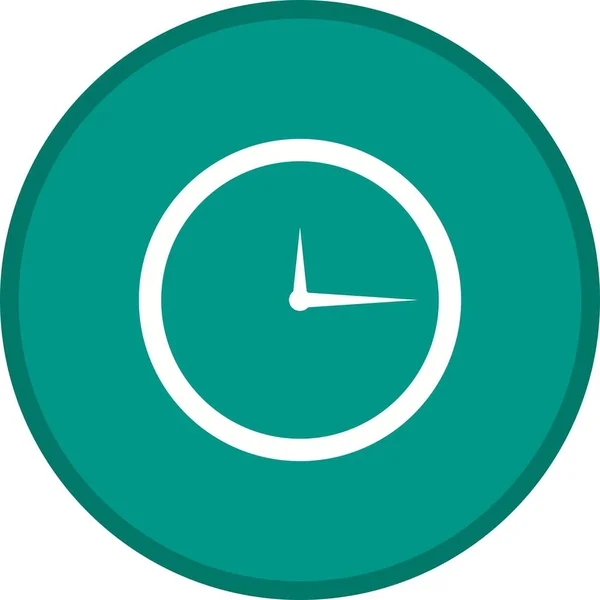 Zegar Glyph Multi kolor ikona tła — Wektor stockowy