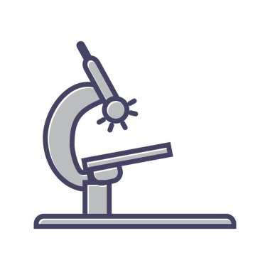 Mikroskop Hattı Dolgulu Simge