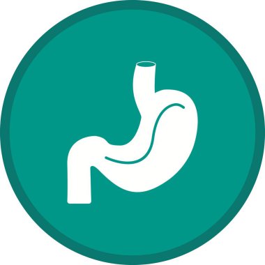 Mide Glyph Çok renkli Arka Plan