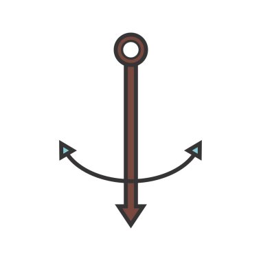 Çapa Hattı Dolgulu Simge