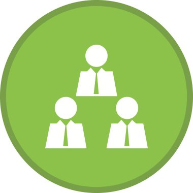 İşadamı toplantı Glyph Çok renkli Arka Plan