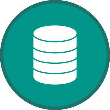 Veritabanı Glyph Çok renkli Arka Plan