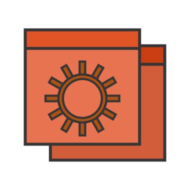 Web Sitesi Ayarı Satırı Dolu Simge