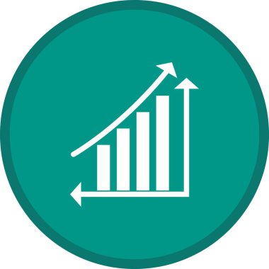 artan çubuk Glyph Çok renkli Arka Plan