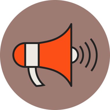 Duyuru Satırı Dolu Simge