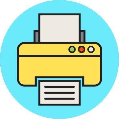 Yazıcı Satırı Dolu Simge