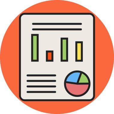 İş planı Satır Dolgulu Simge