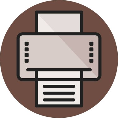 Yazıcı Satırı Dolu Simge