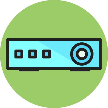 Projektör Hattı Dolu Simgesi