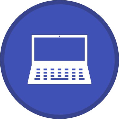 Laptop Glyph Çok renkli Arka Plan