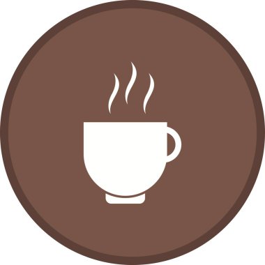 Çay bardağı Glyph Çok renkli Arka Plan