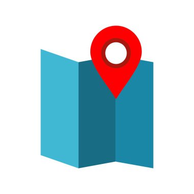 Harita düz çok renkli