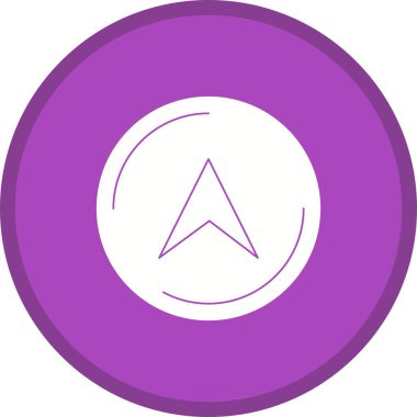 Navigasyon Glyph Çok renkli Arka Plan