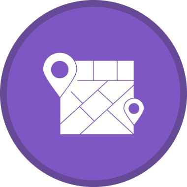 Yer tutucu Glyph Çok renkli Arka Plan