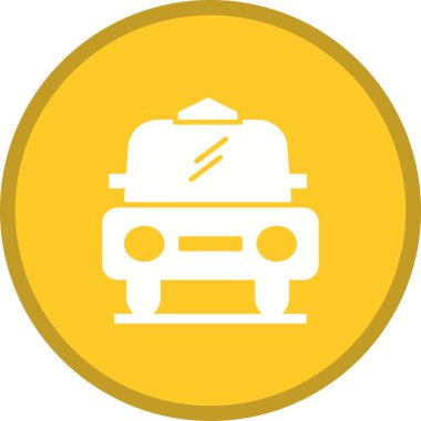 Cab Glyph Çok renkli Arka Plan