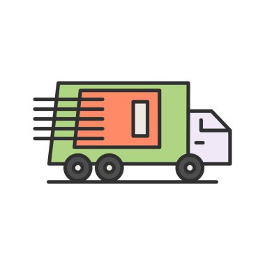 Kamyon Hattı Dolu Simgesi