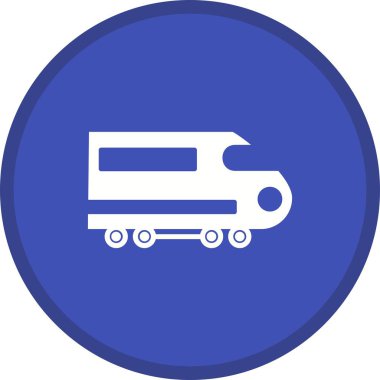 Tren Glyph Çok renkli Arka Plan