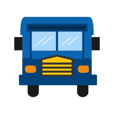 Otobüs düz çok renkli