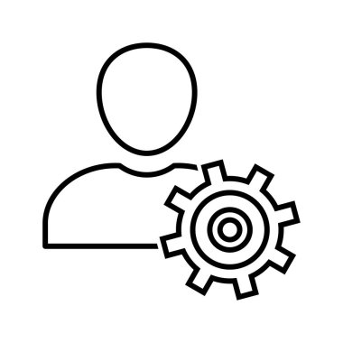 Çizgi Siyah Simgesini Yönet