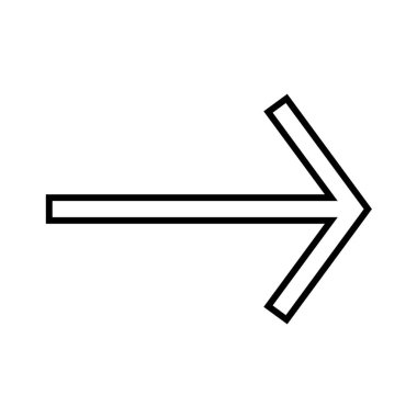 Sağ Çizgi Siyah Simge