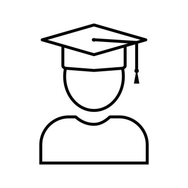 Öğrenci Hattı Siyah Simge